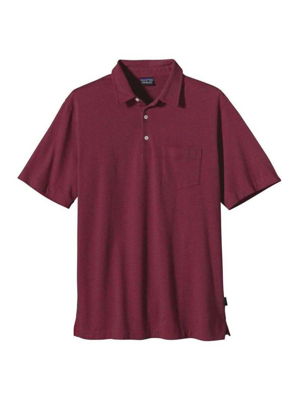 Patagonia Men's Organic Cotton Striped Polo Shirt Size M